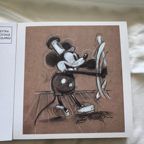 GUC, RARE Eric Robison Disney Mickey Mouse One Hundred 100 Postcards, Vintage - Picture 15 of 16